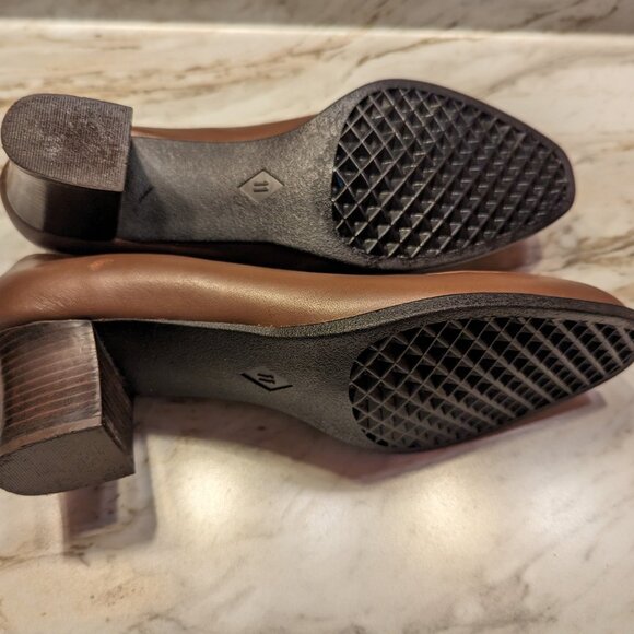 Ladies Leather Slip Whats What Size 11 - Picture 6 of 7